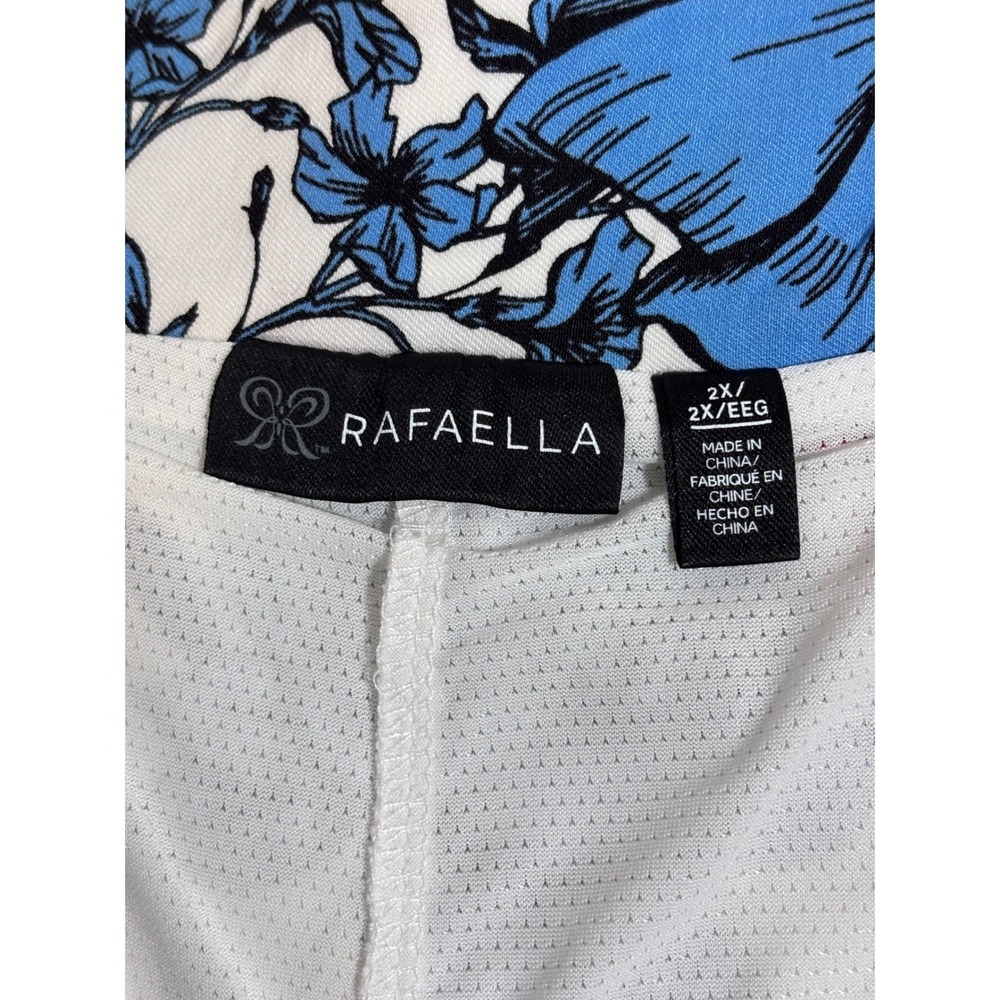 Rafaella Floral Skort White Red Blue Brown Womens Plus Size 2X Tennis Golf NEW - Picture 5 of 10